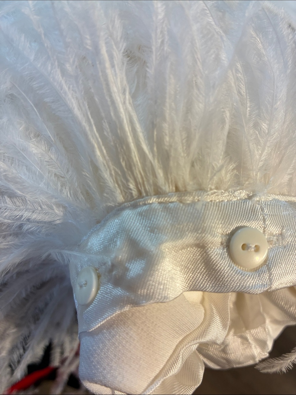 ZARA Cream Feather-Cuff Cropped Blazer with removable cuffs. Soft elegant lining - Picture 10 of 10
